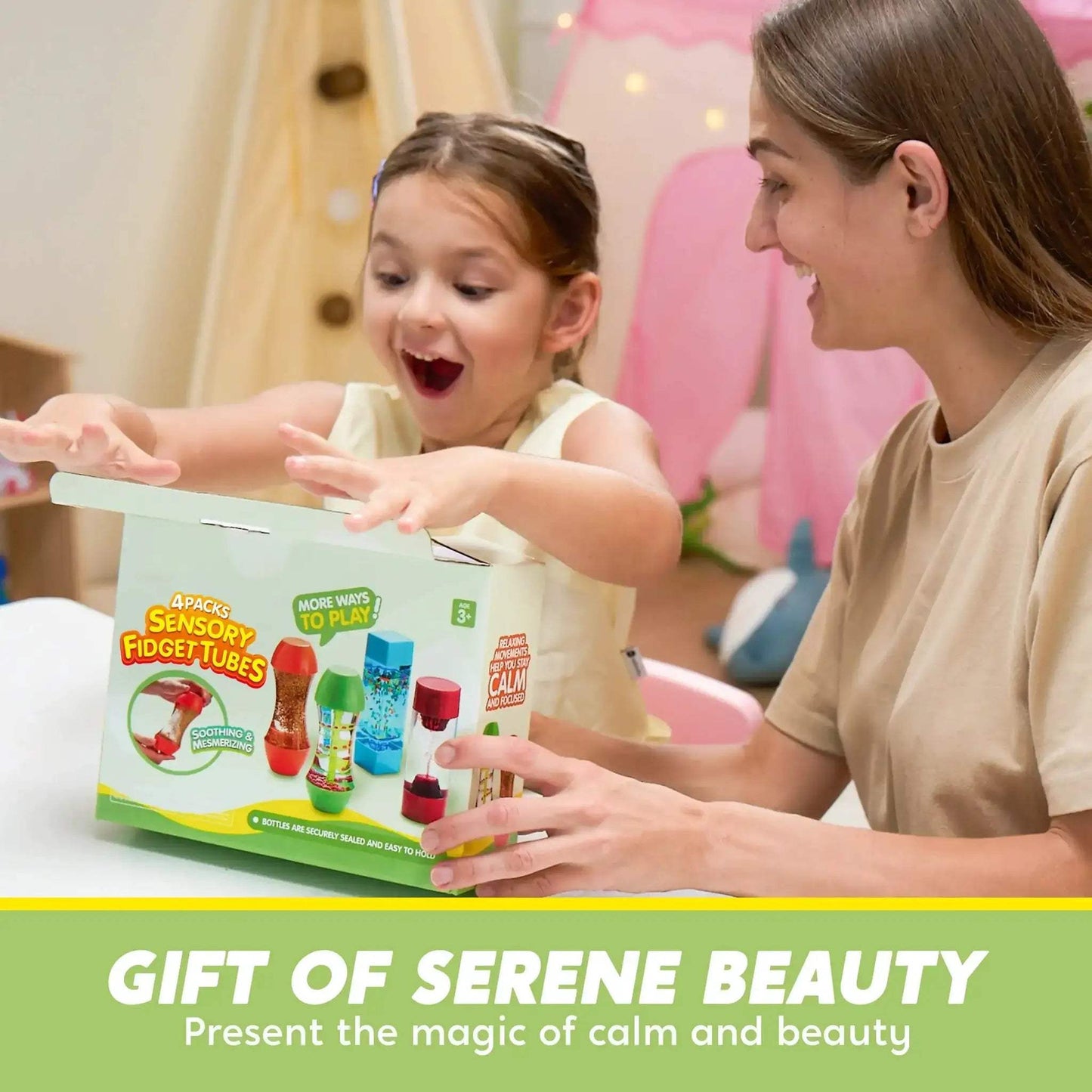 Joyfy Sensory Fidget Tubes For Calming Autism Stress Relief - ToylandEU