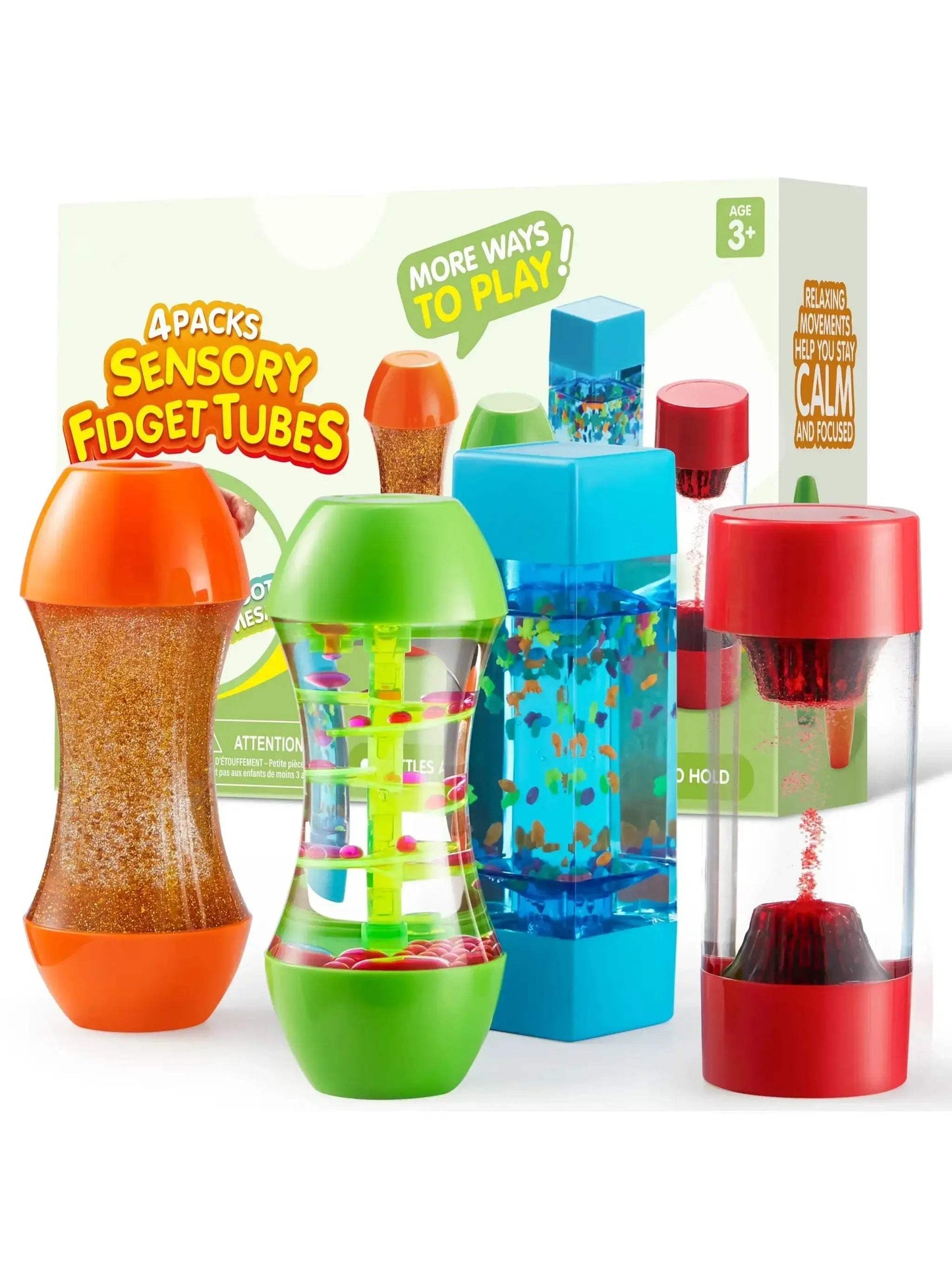 Joyfy Sensory Fidget Tubes For Calming Autism Stress Relief - ToylandEU