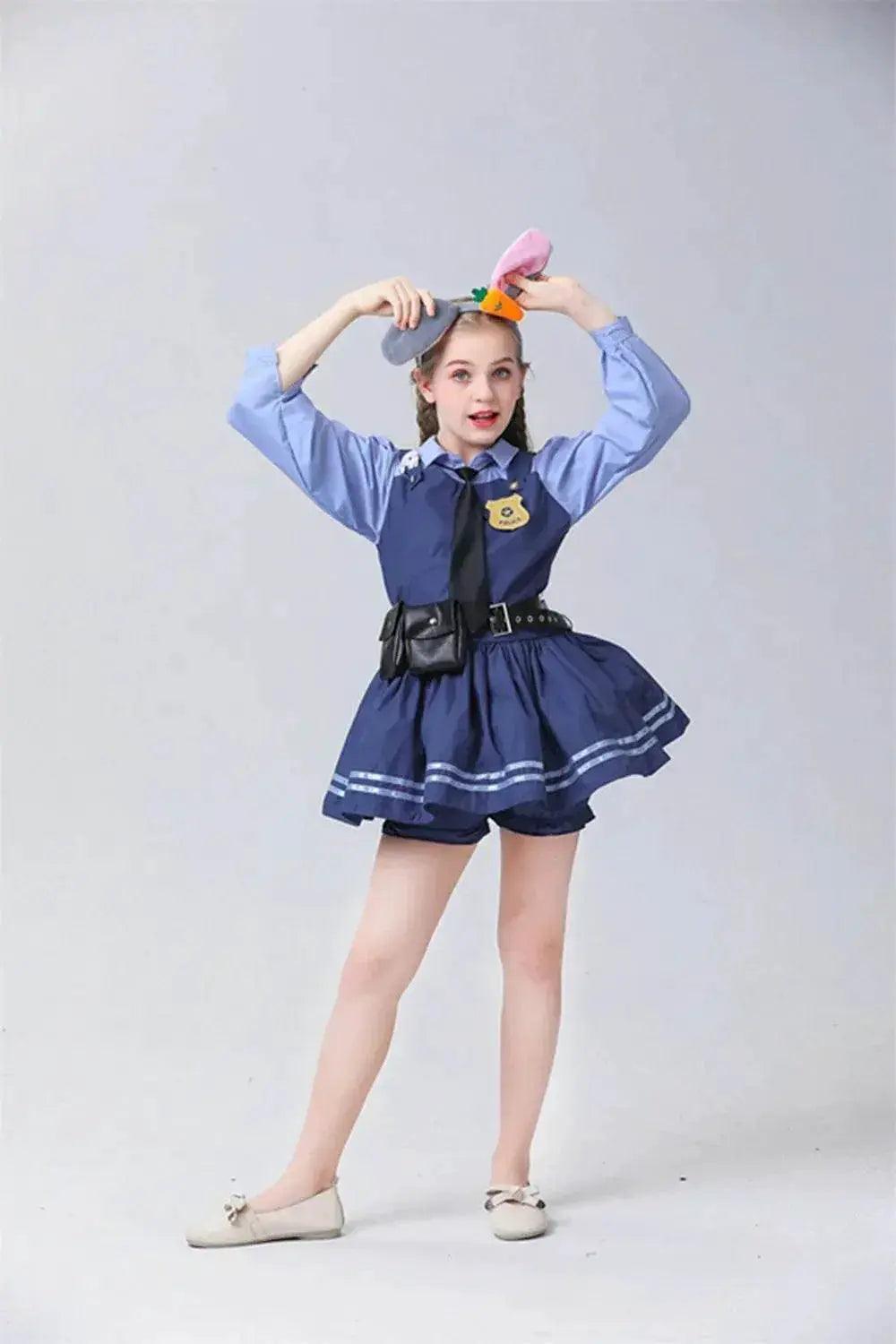  Judy Hopps Parent-Child Police Cosplay Costume Set for Halloween Fun -  ToylandEU™
