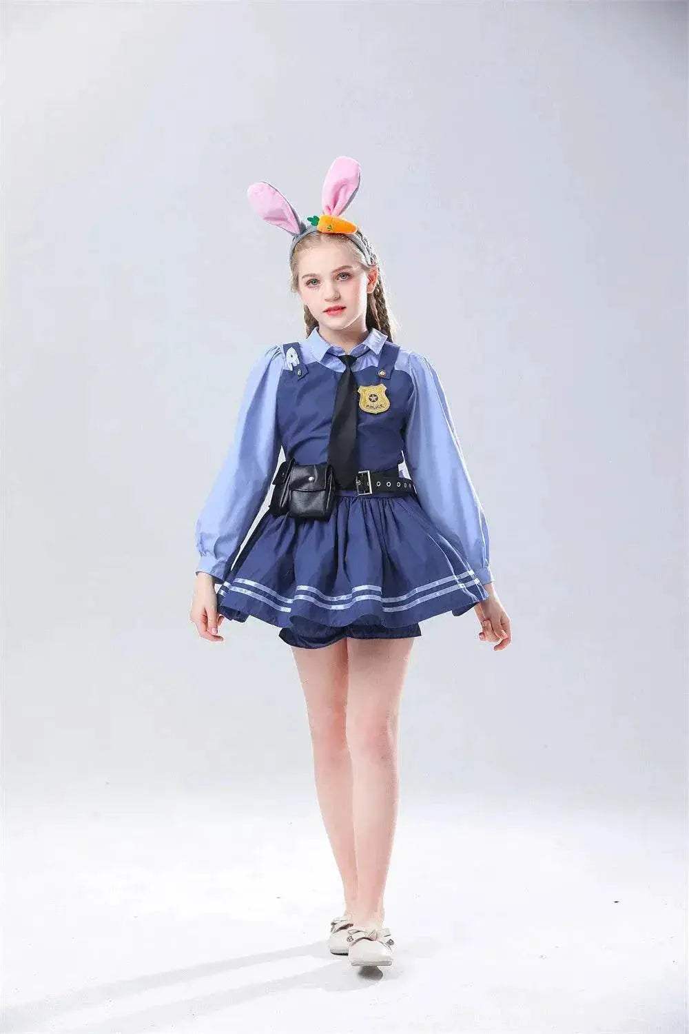 Judy Hopps Parent-Child Police Cosplay Costume Set for Halloween Fun - ToylandEU