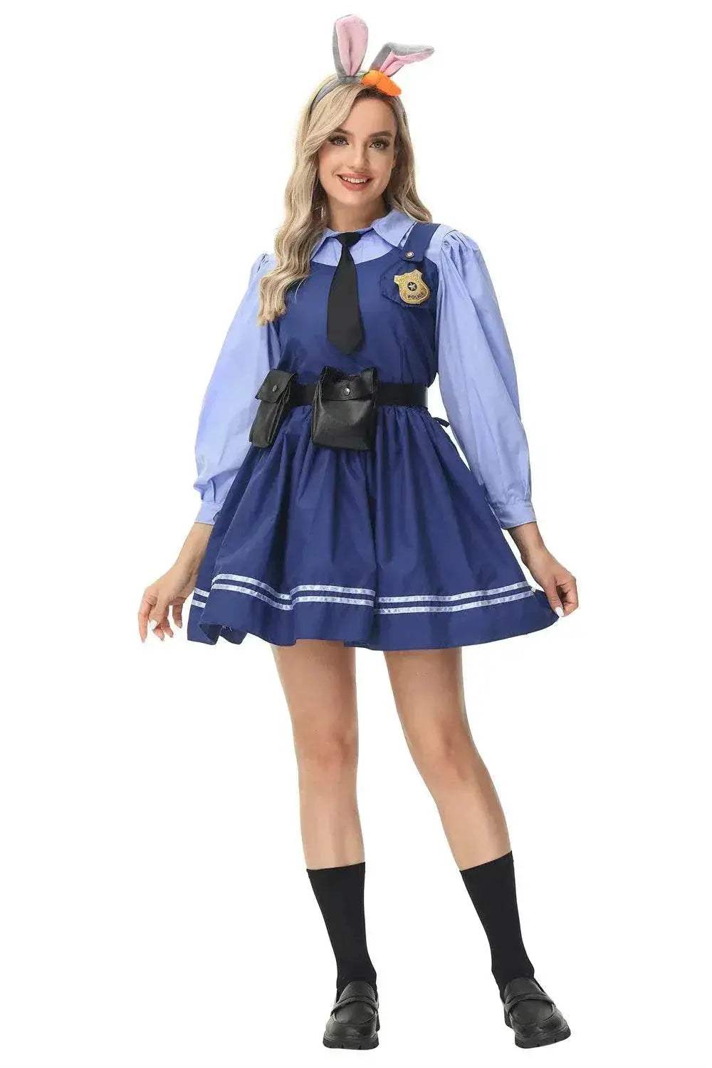 Judy Hopps Parent-Child Police Cosplay Costume Set for Halloween Fun - ToylandEU