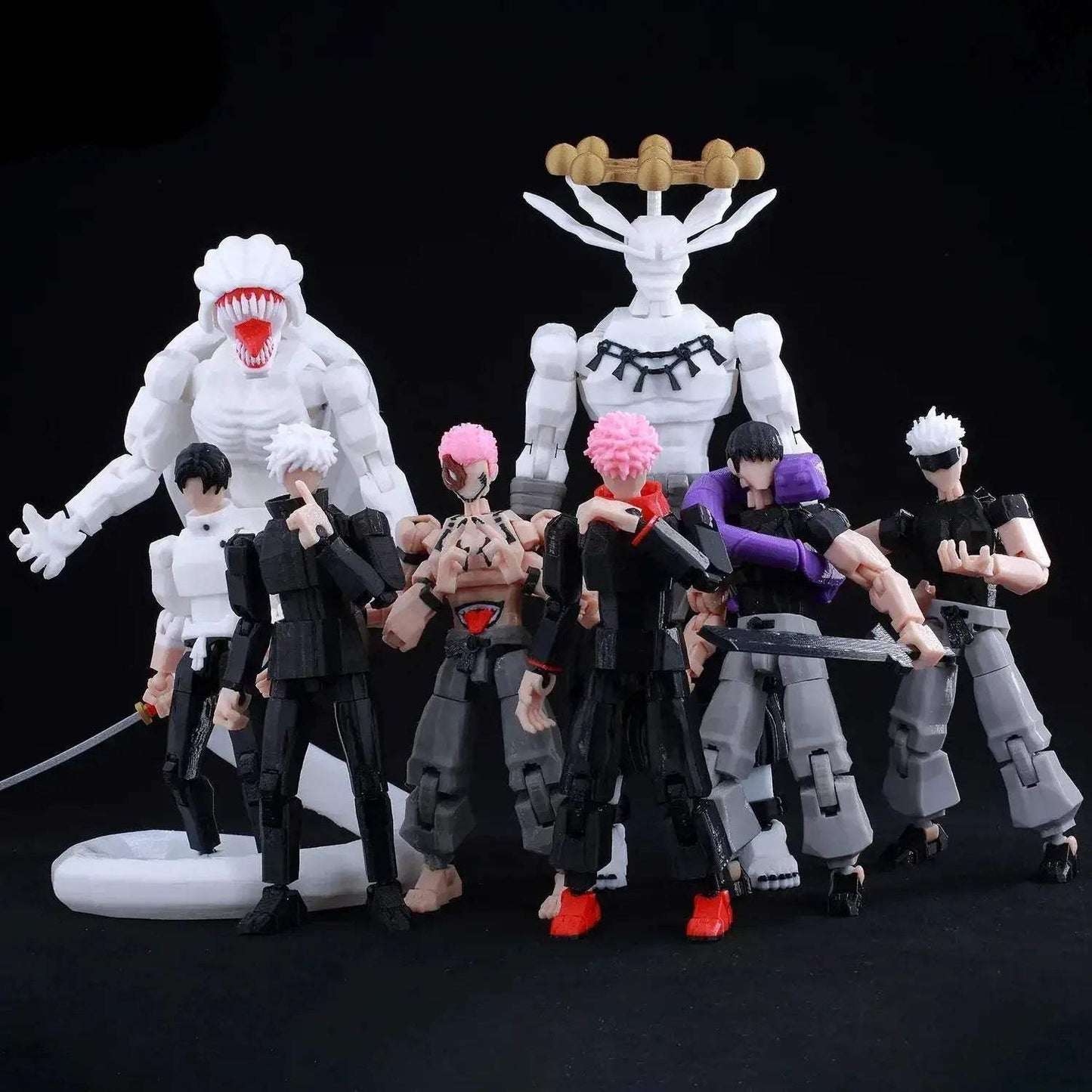 Jujutsu Kaisen 3D Printed Anime Figurine, Gojo Satoru Toji Yuji Sukuna Mahoraga Yuta - ToylandEU