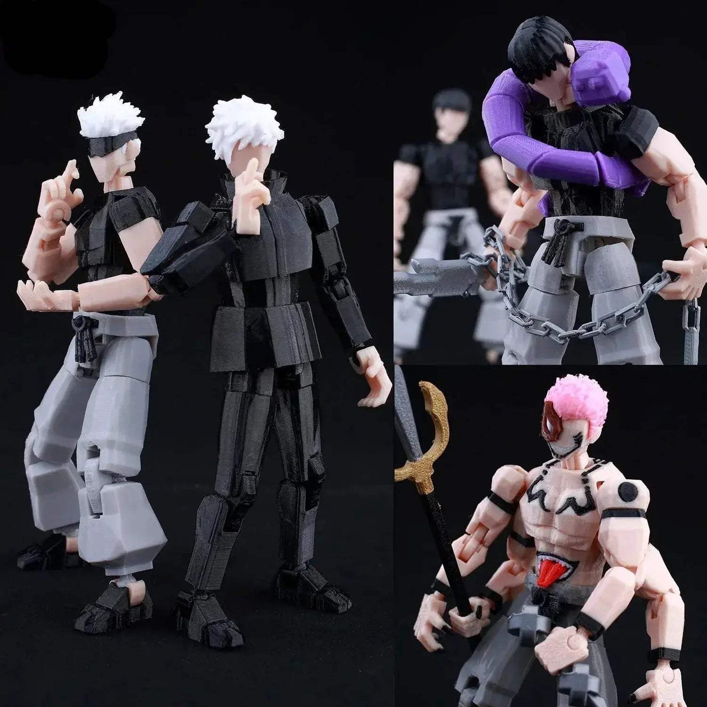 Jujutsu Kaisen 3D Printed Anime Figurine, Gojo Satoru Toji Yuji Sukuna Mahoraga Yuta - ToylandEU