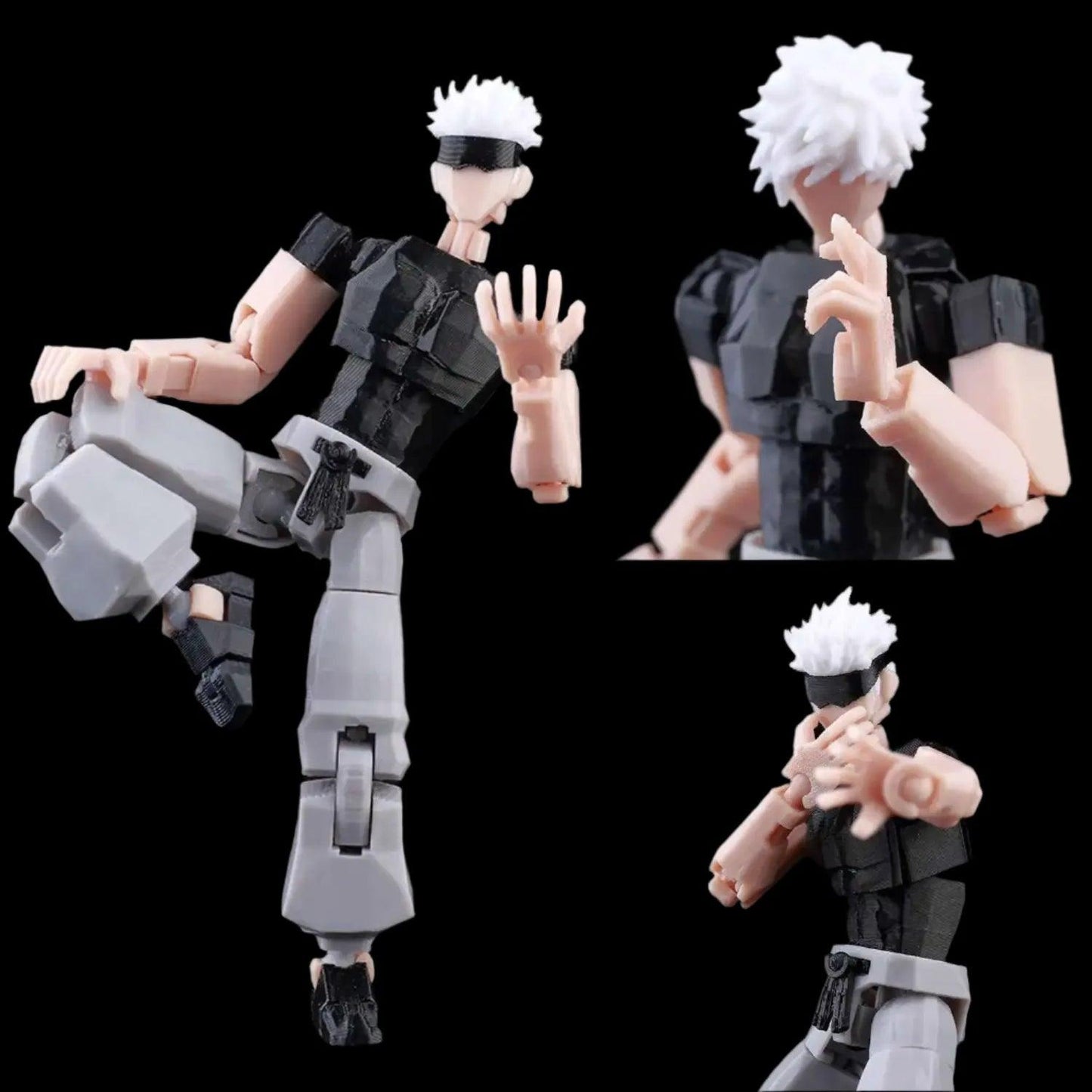 Jujutsu Kaisen 3D Printed Figurines Dynamic Poses Elite