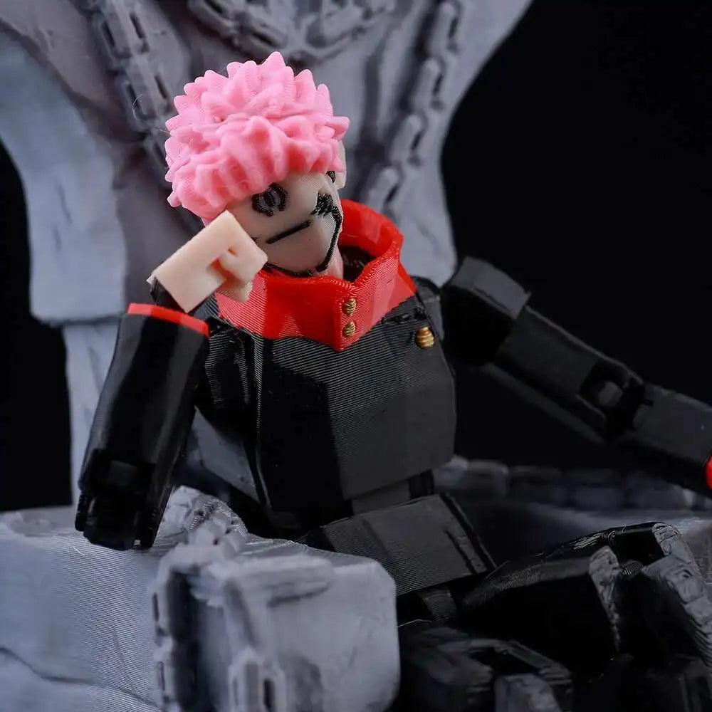 Jujutsu Kaisen 3D Printed Figurines Dynamic Poses Elite