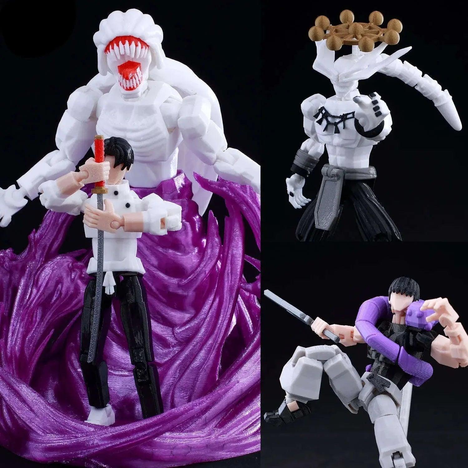 Jujutsu Kaisen 3D Printed Figurines Dynamic Poses Elite