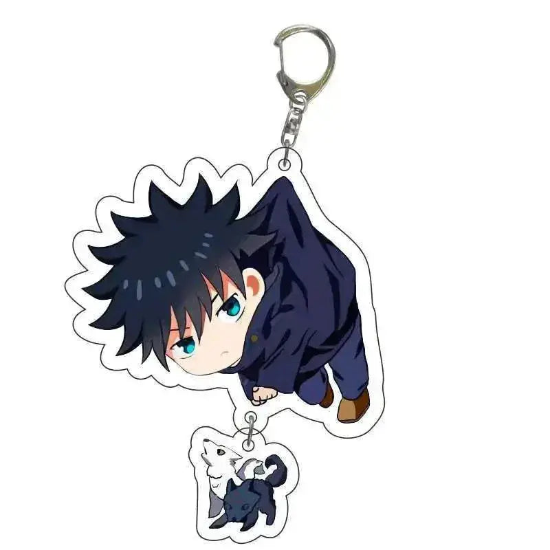 Jujutsu Kaisen Acrylic Keychain Gojo Itadori Megumi Sukuna Anime Key Chains Accessories Gift - ToylandEU