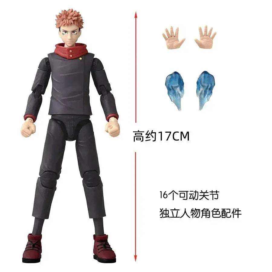 Jujutsu Kaisen Action Figure Gojo Satoru Itadori Yuji Fushiguro Megumi Anime Figurines Gifts 17 CM - ToylandEU