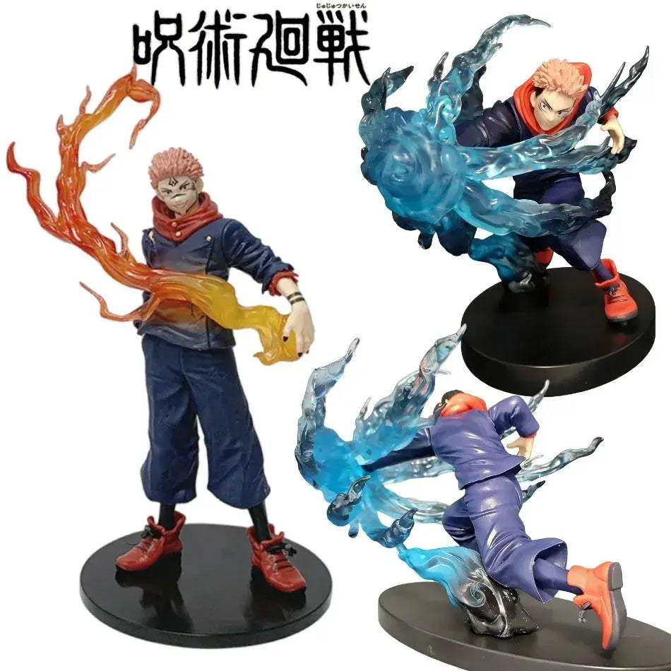 Jujutsu Kaisen Action Figures – Itadori Yuji, Ryomen Sukuna & Yuta Okkotsu PVC Statues 16–21 CM - ToylandEU