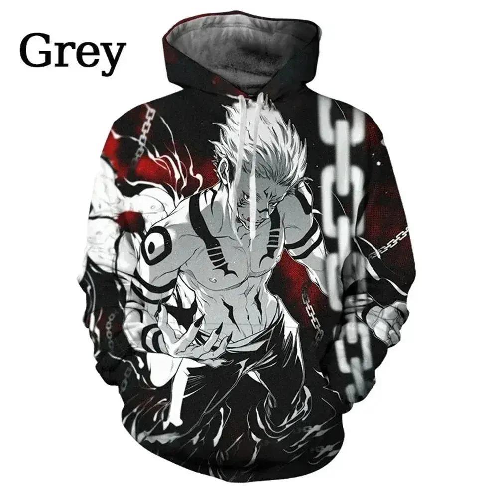  Jujutsu Kaisen Anime Pattern Men's Hoodie, Sweatshirt Men's Hoodie Fashion Pullover New Men's Clothing -  ToylandEU™