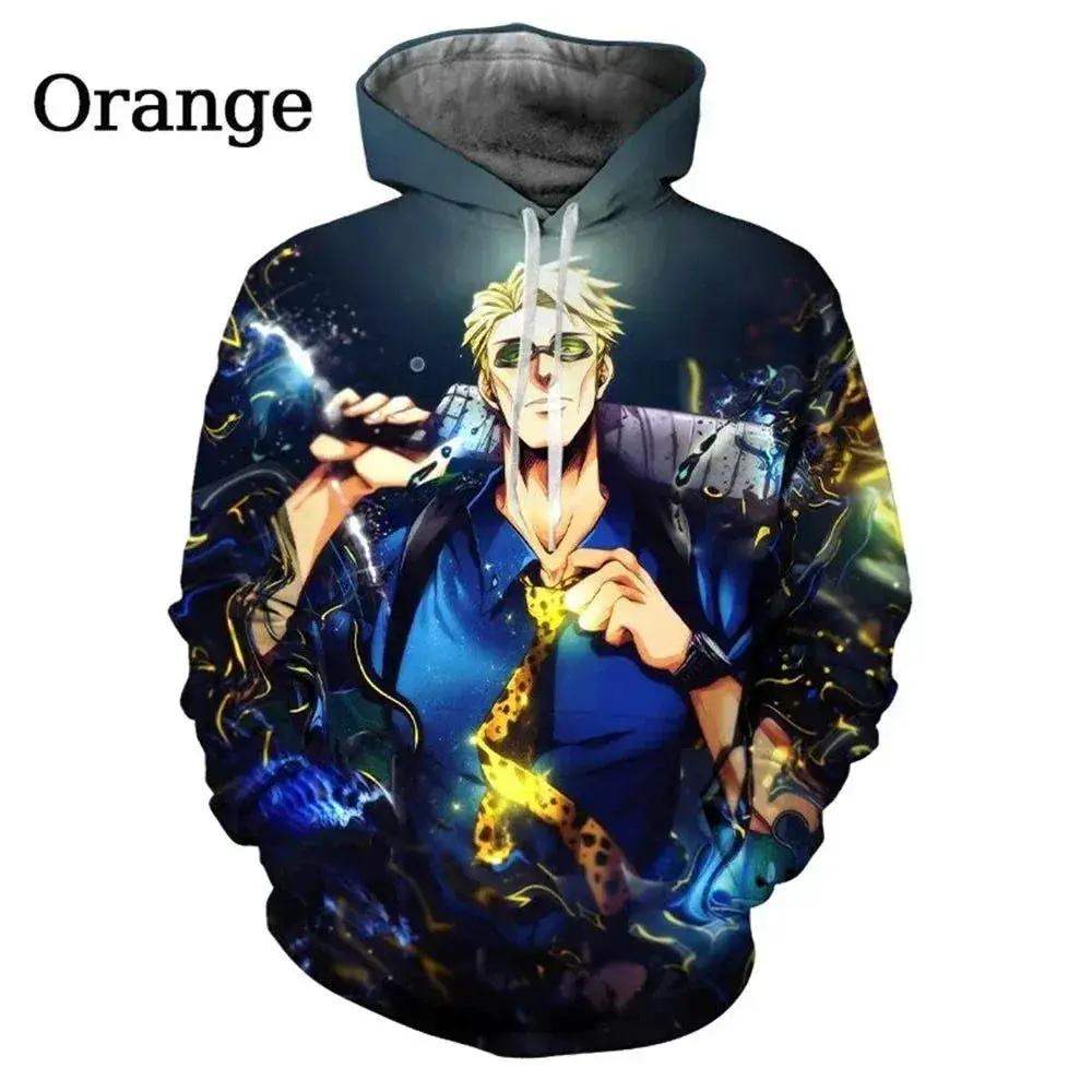 Jujutsu Kaisen Anime Pattern Men's Hoodie, Sweatshirt Men's Hoodie Fashion Pullover New Men's Clothing - ToylandEU
