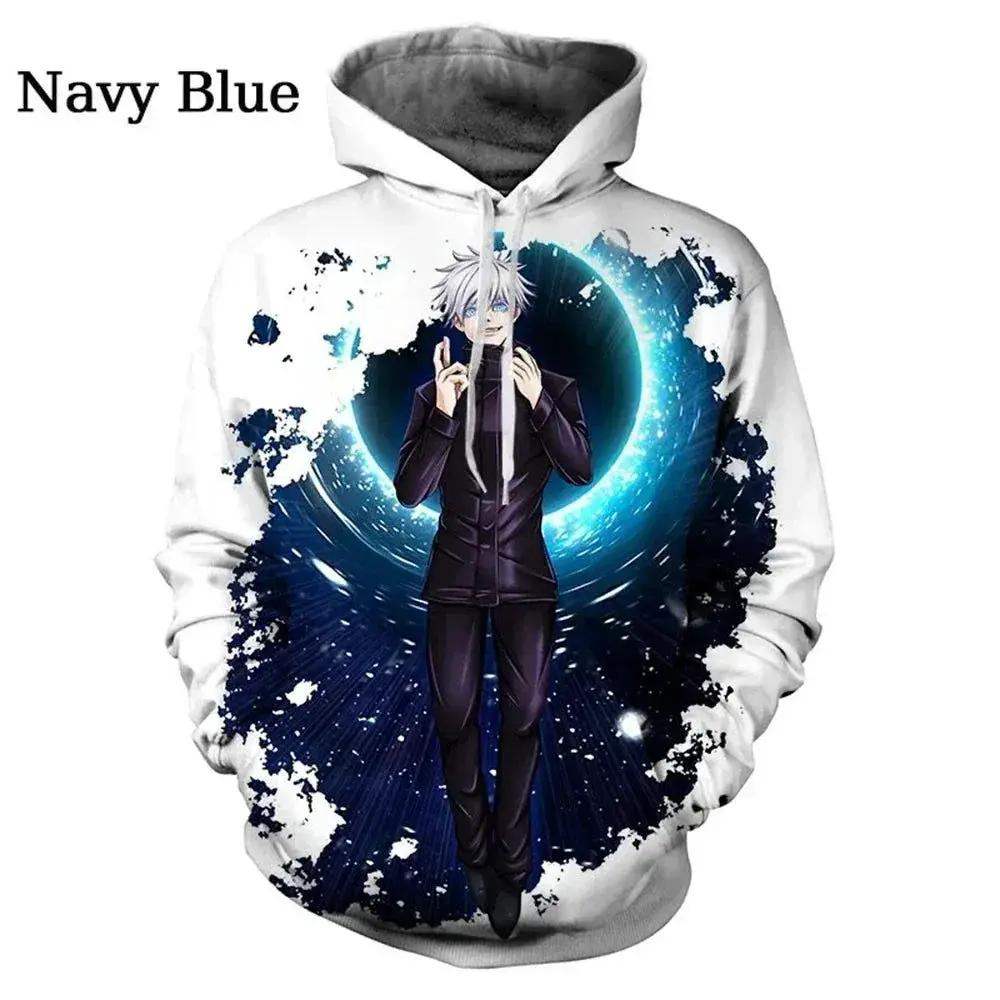 Jujutsu Kaisen Anime Pattern Men's Hoodie, Sweatshirt Men's Hoodie Fashion Pullover New Men's Clothing - ToylandEU