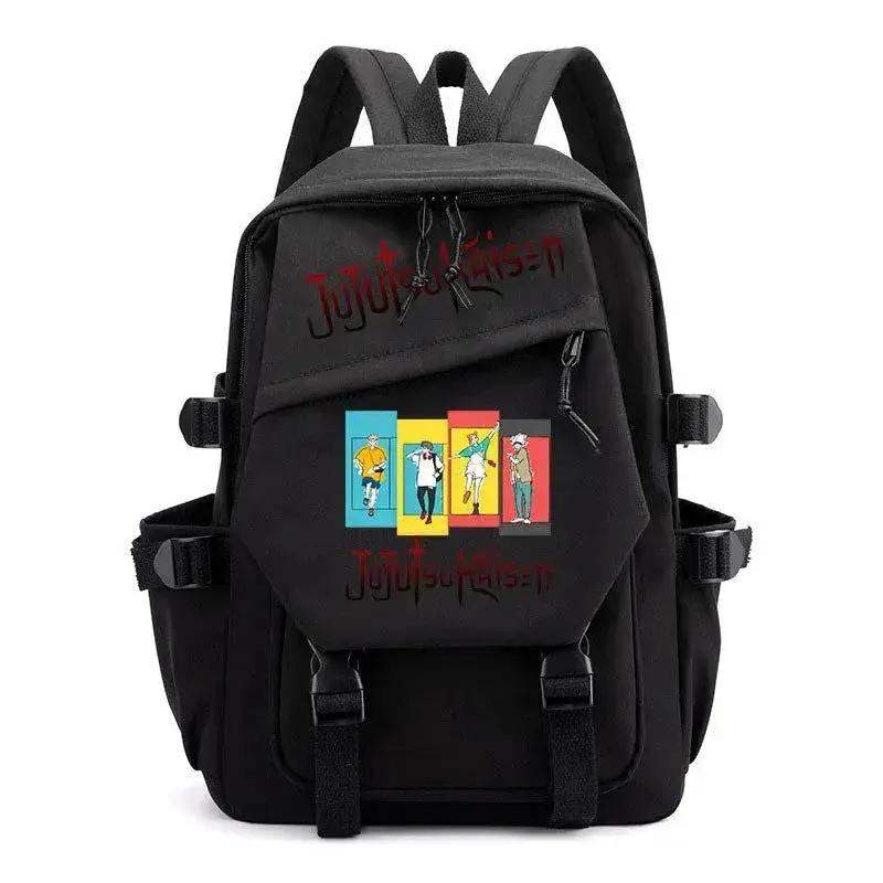 Jujutsu Kaisen Demon Slayer Anime Backpack With Spacious Main Compartment - ToylandEU