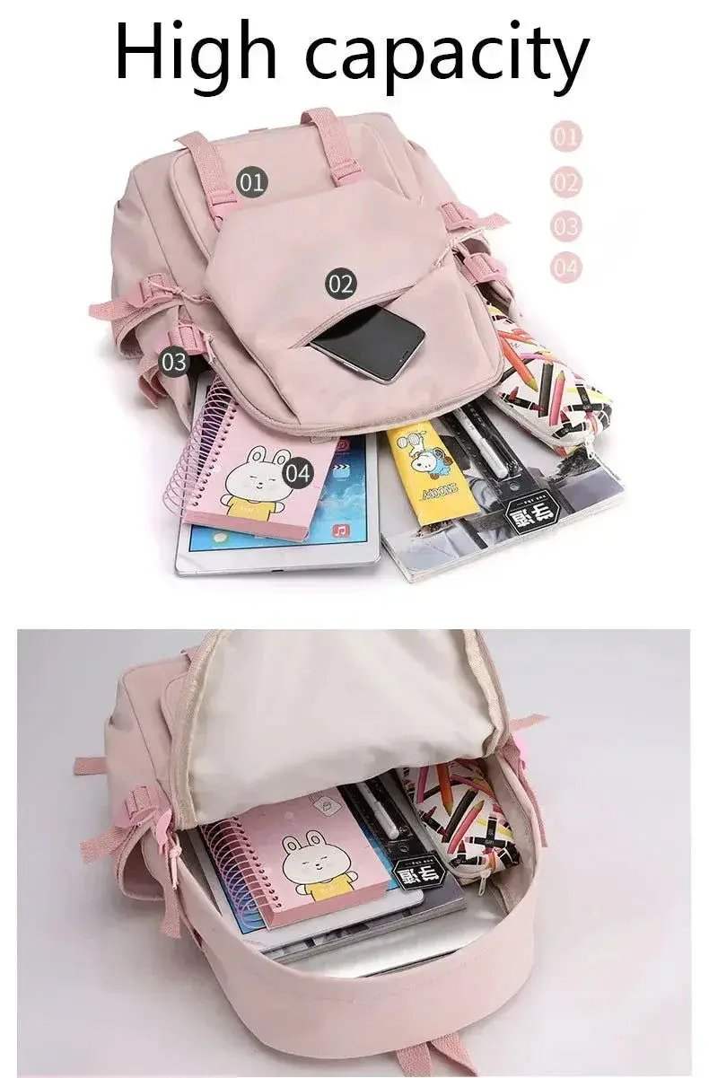 Jujutsu Kaisen Demon Slayer Anime Backpack With Spacious Main Compartment - ToylandEU