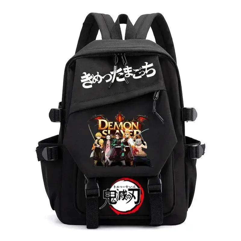 Jujutsu Kaisen Demon Slayer Anime Backpack With Spacious Main Compartment - ToylandEU