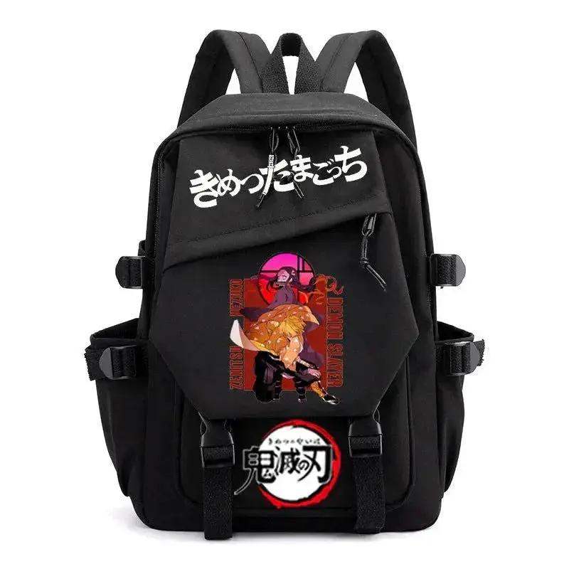 Jujutsu Kaisen Demon Slayer Anime Backpack With Spacious Main Compartment - ToylandEU