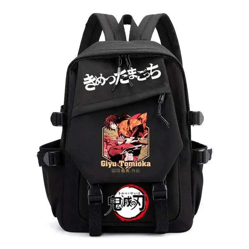 Jujutsu Kaisen Demon Slayer Anime Backpack With Spacious Main Compartment - ToylandEU