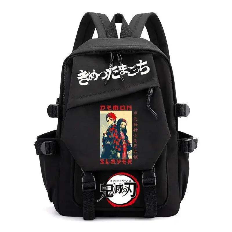 Jujutsu Kaisen Demon Slayer Anime Backpack With Spacious Main Compartment - ToylandEU