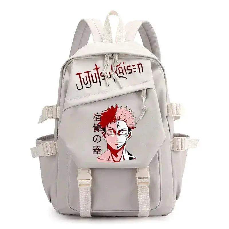 Jujutsu Kaisen Demon Slayer Anime Backpack With Spacious Main Compartment - ToylandEU