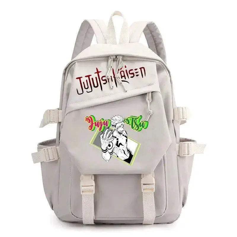 Jujutsu Kaisen Demon Slayer Anime Backpack With Spacious Main Compartment - ToylandEU