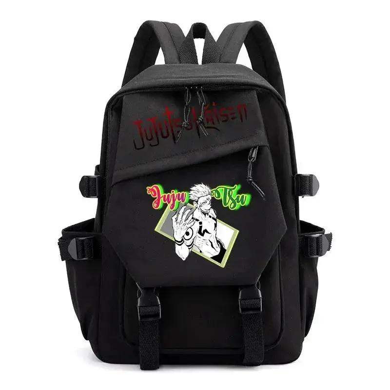 Jujutsu Kaisen Demon Slayer Anime Backpack With Spacious Main Compartment - ToylandEU