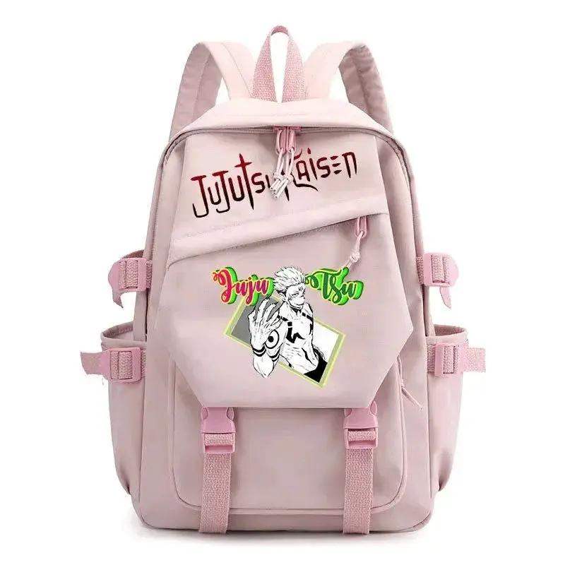 Jujutsu Kaisen Demon Slayer Anime Backpack With Spacious Main Compartment - ToylandEU