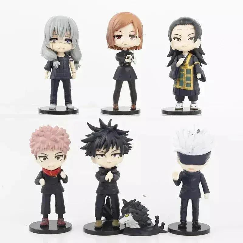  Jujutsu Kaisen Chibi Figures Set Pvc 7cm Collectible -  ToylandEU™
