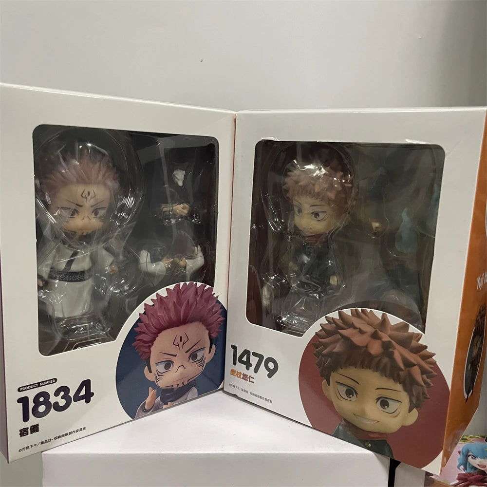  Jujutsu Kaisen Chibi Figurines Sukuna Itadori Cute Duo 
