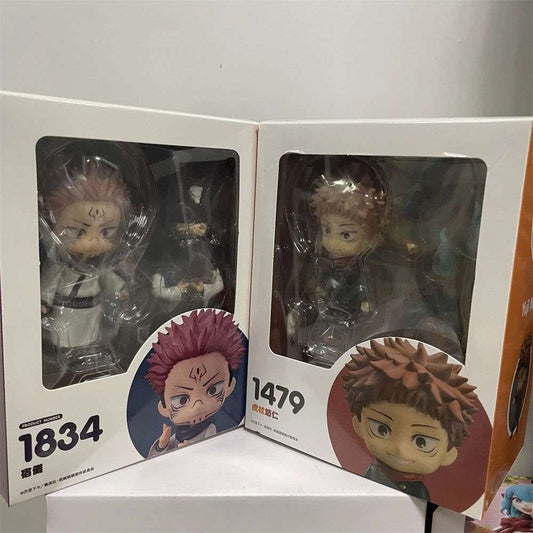  Jujutsu Kaisen Chibi Figurines Sukuna Itadori Cute Duo 