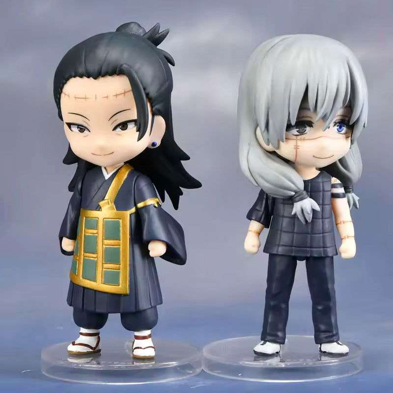 Jujutsu Kaisen Chibi Mini Figures Set 10cm Adorable 