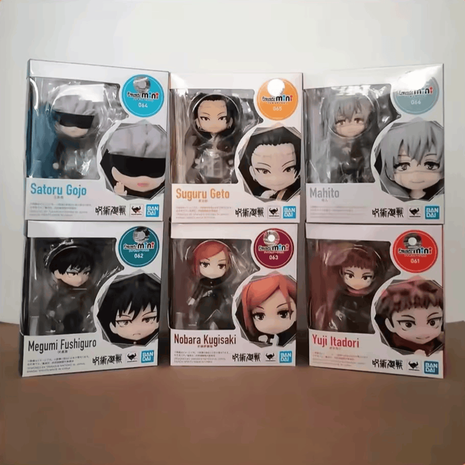  Jujutsu Kaisen Chibi Mini Figures Set 10cm Adorable 
