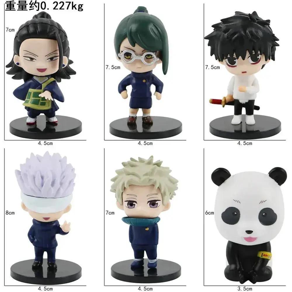 Jujutsu Kaisen Figures Set 6 Characters Mini PVC Toys -  ToylandEU™