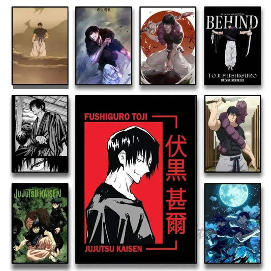  Jujutsu Kaisen Toji Fushiguro Poster Premium Canvas -  ToylandEU™