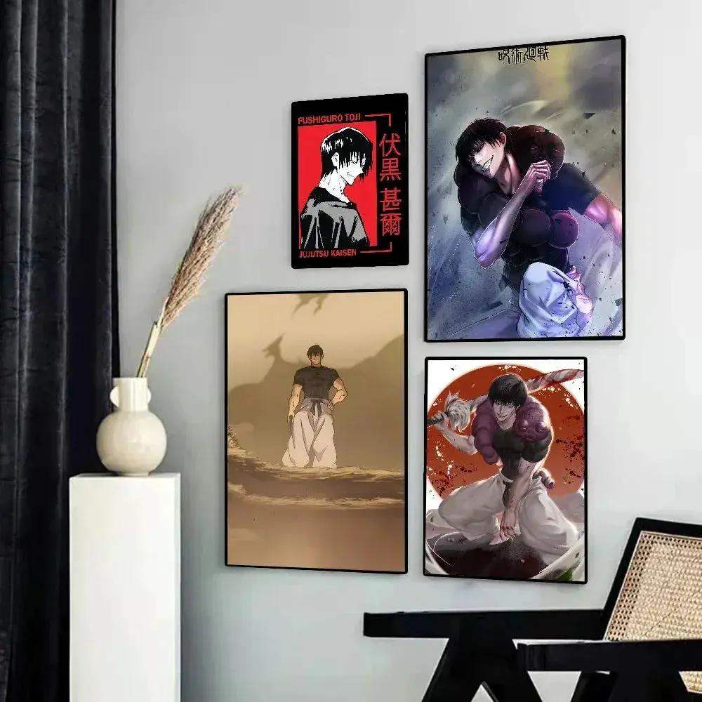 Jujutsu Kaisen Toji Fushiguro Poster On Premium Canvas - ToylandEU