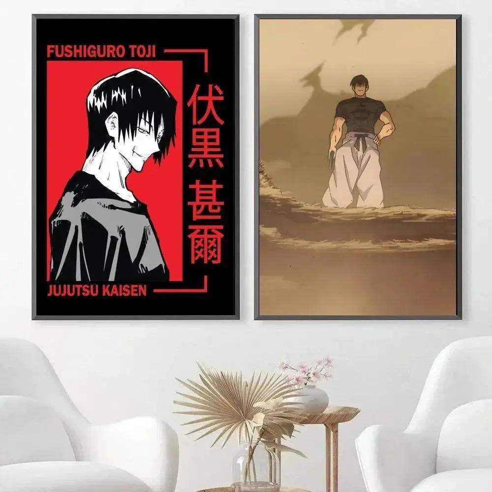 Jujutsu Kaisen Toji Fushiguro Poster On Premium Canvas - ToylandEU