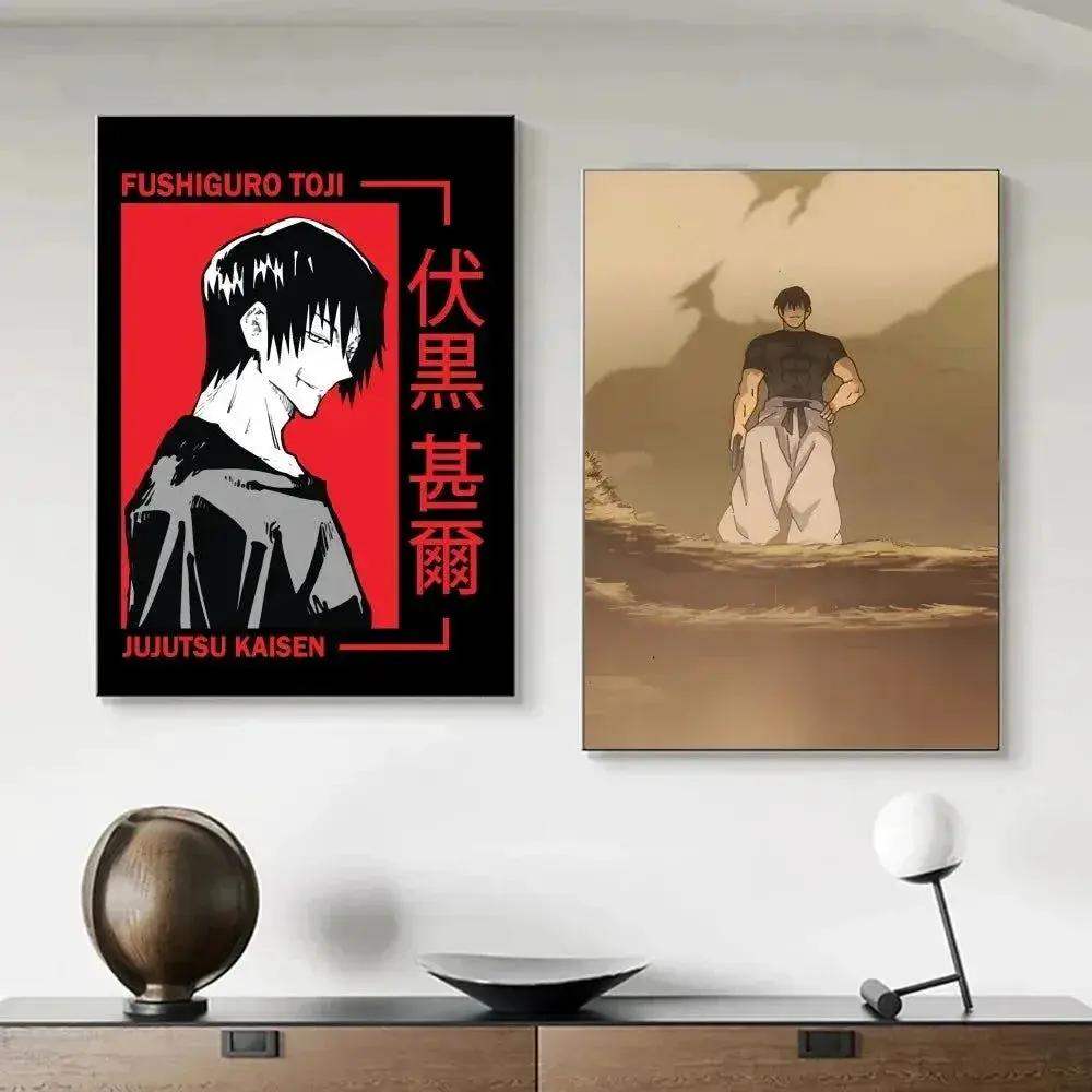 Jujutsu Kaisen Toji Fushiguro Poster On Premium Canvas - ToylandEU