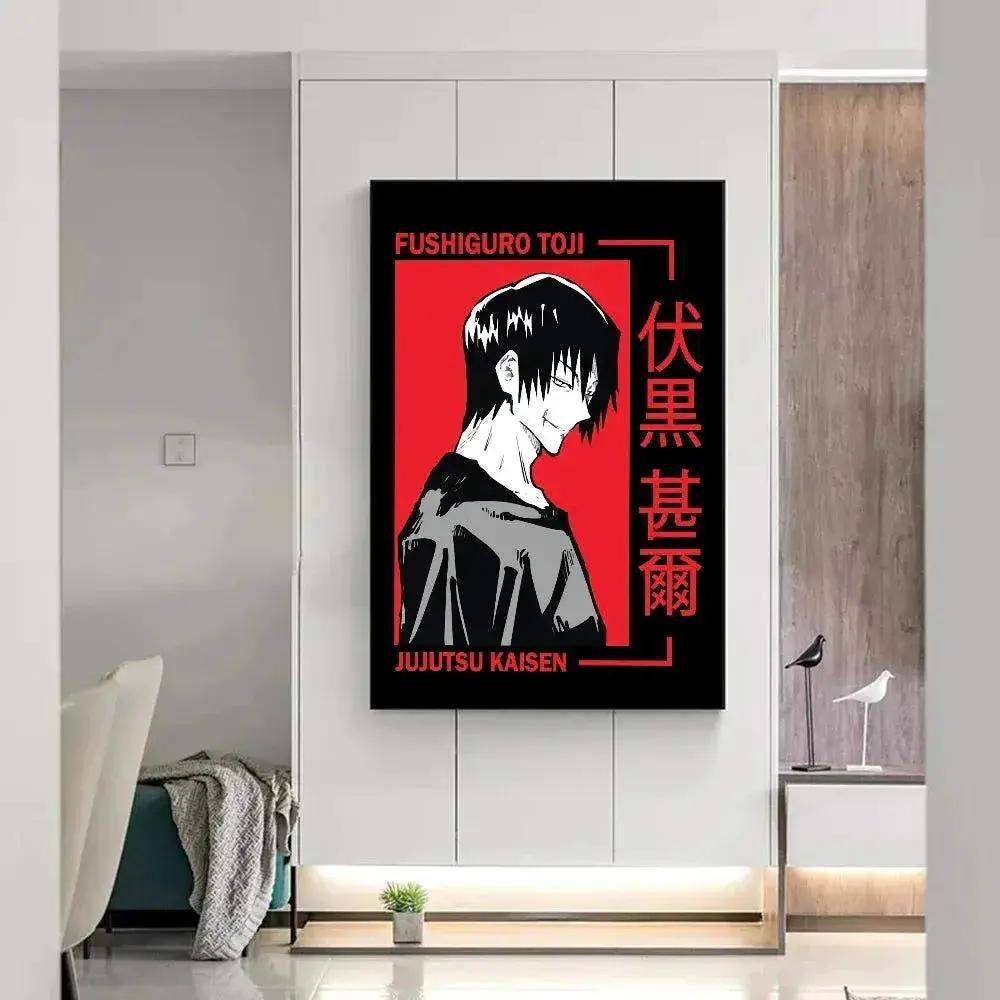 Jujutsu Kaisen Toji Fushiguro Poster On Premium Canvas - ToylandEU