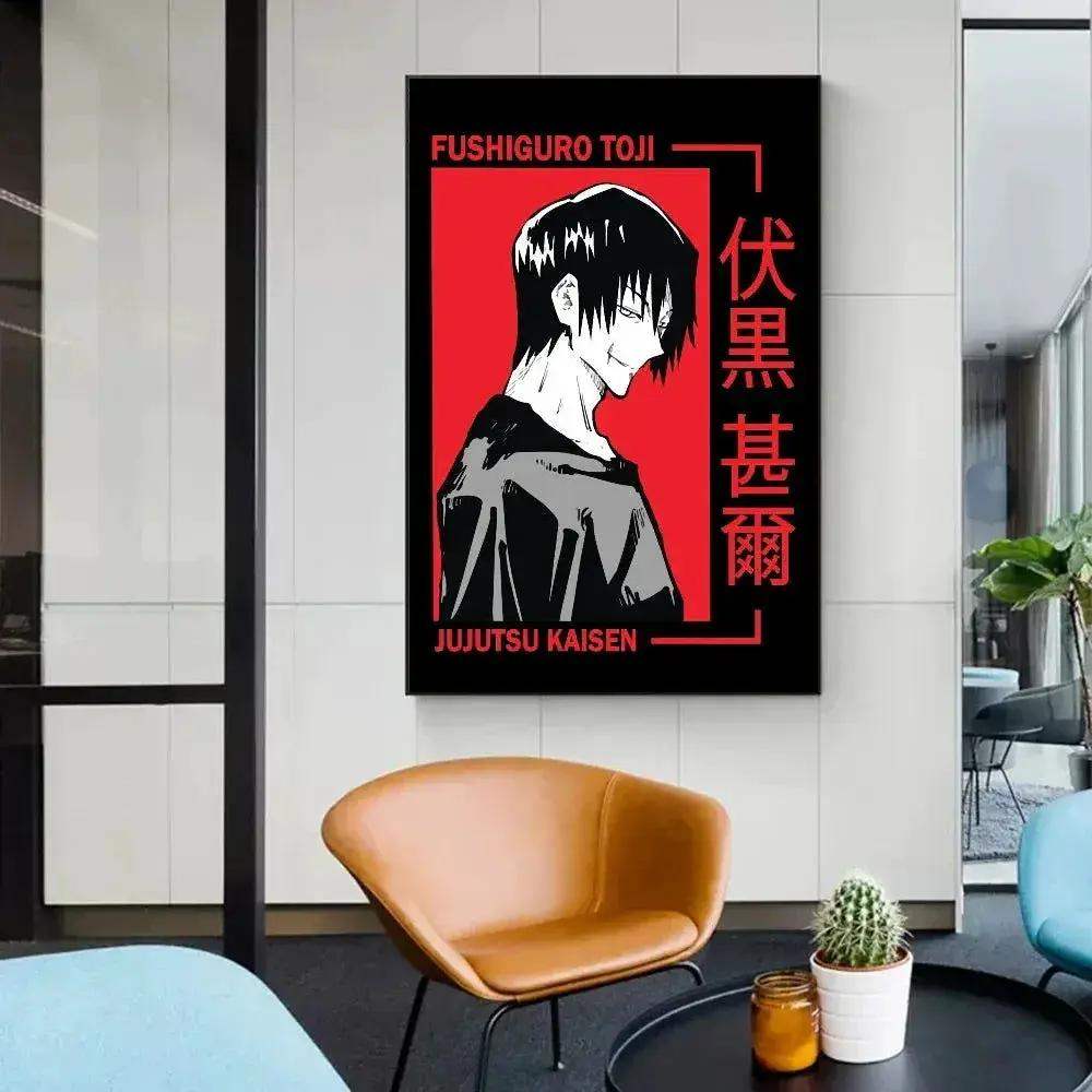 Jujutsu Kaisen Toji Fushiguro Poster On Premium Canvas - ToylandEU