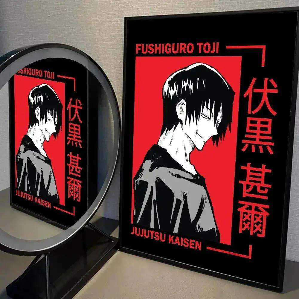 Jujutsu Kaisen Toji Fushiguro Poster On Premium Canvas - ToylandEU