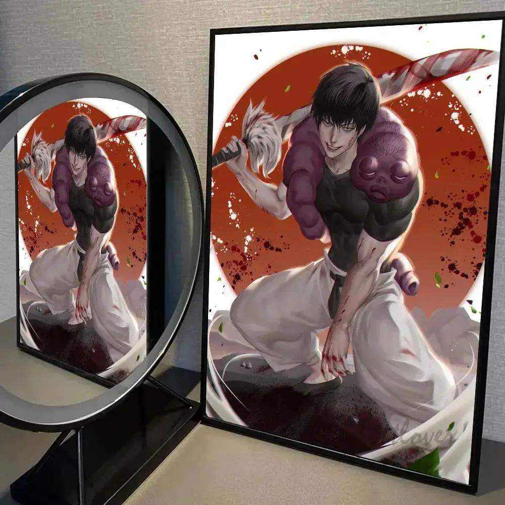 Jujutsu Kaisen Toji Fushiguro Poster On Premium Canvas - ToylandEU