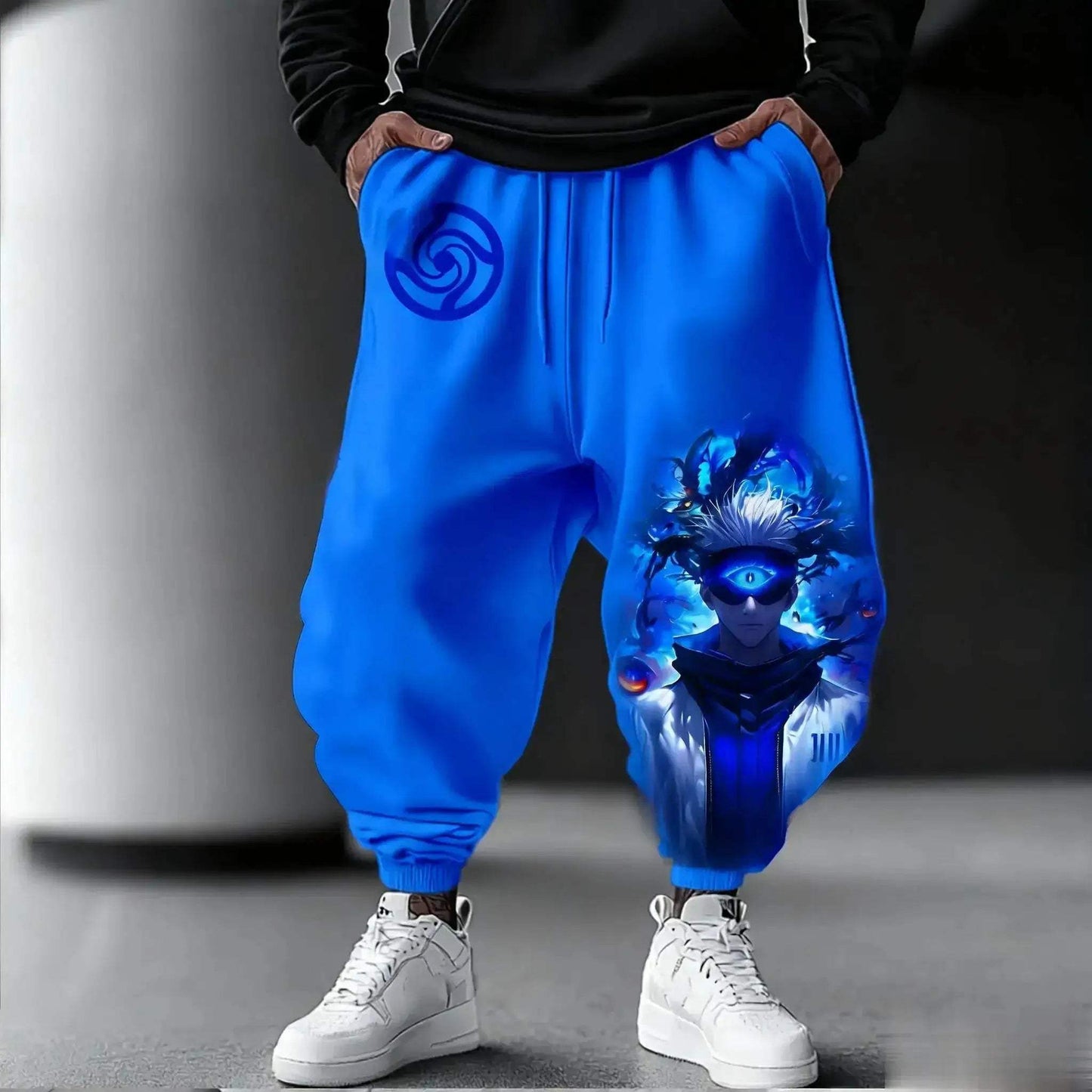 Jujutsu Kaisen Joggers With Graphic Anime Print For Unisex Streetwear - ToylandEU