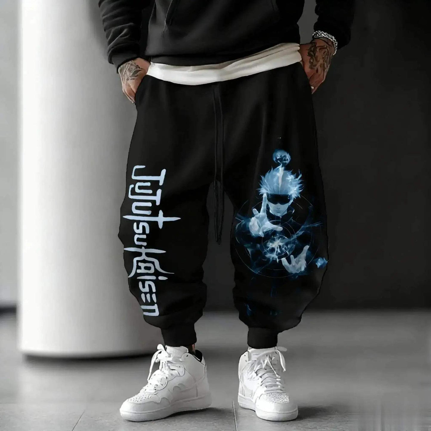 Jujutsu Kaisen Sweatpants Cosplay Streetwear For Men Comfort - ToylandEU