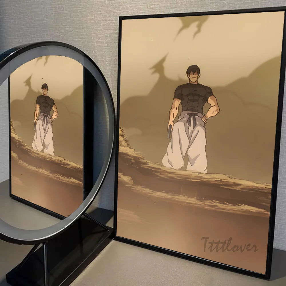  Jujutsu Kaisen Toji Fushiguro Poster Premium Canvas 