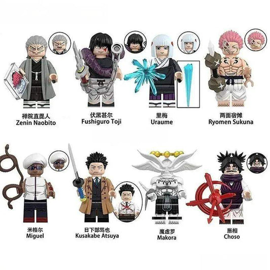  Jujutsu Kaisen Lego Minifigures Eight Figures Set -  ToylandEU™