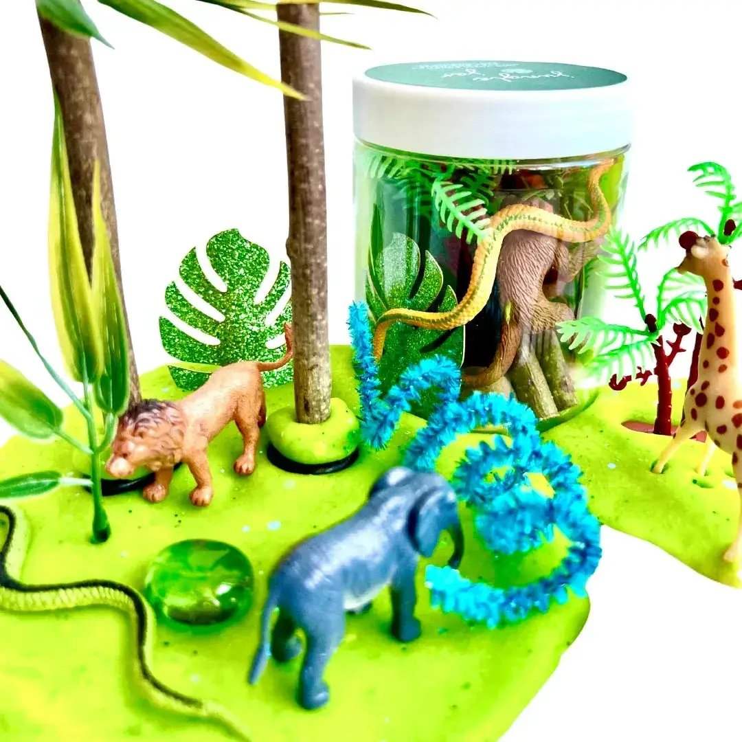 Jungle and Safari Animals Playdough Kit - ToylandEU