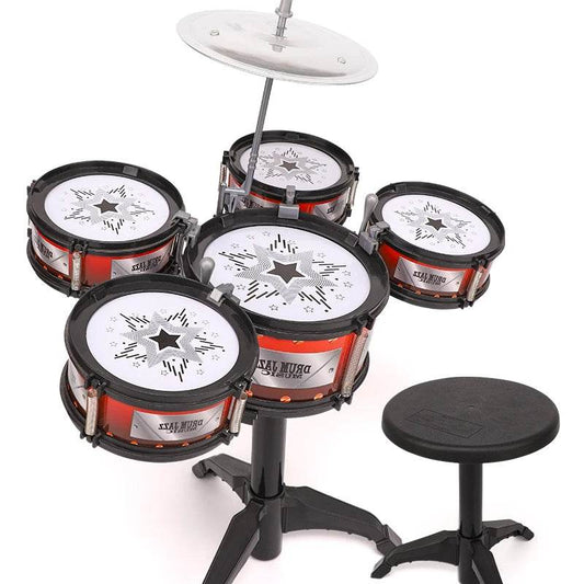 Junior Jazz Drum Set - Perfect Starter Kit for Young Musicians! - ToylandEU