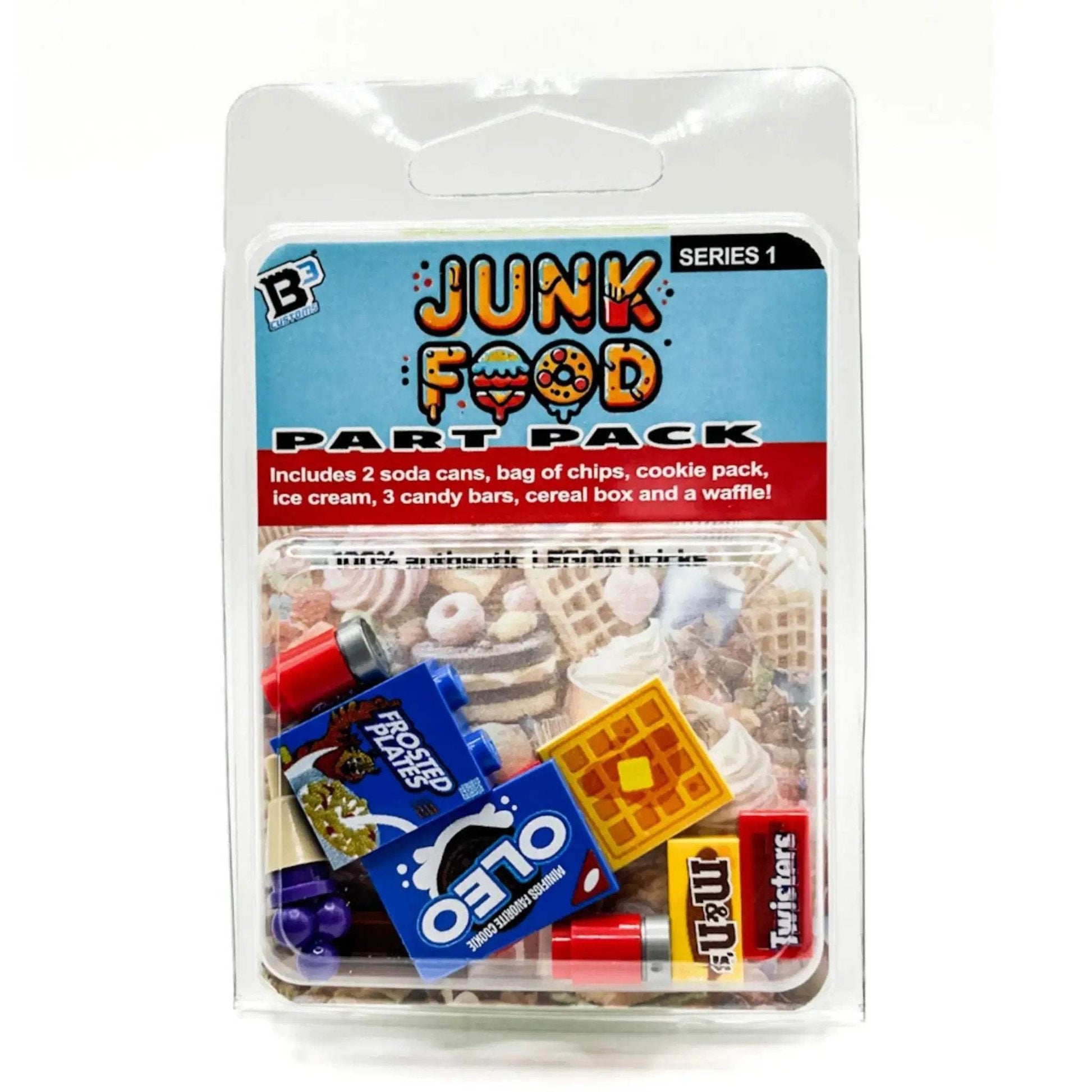Junk Food Pack (Series 1) made from LEGO parts - B3 Customs - ToylandEU