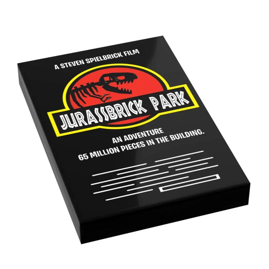  LEGO 2x3 Tile Movie Cover Jurassbrick Park Custom Printed -  ToylandEU™