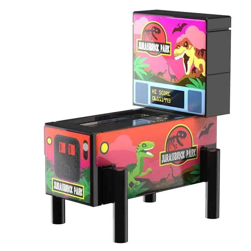 Jurassbrick Park - Pinball Arcade Machine Building Set made using LEGO parts - ToylandEU