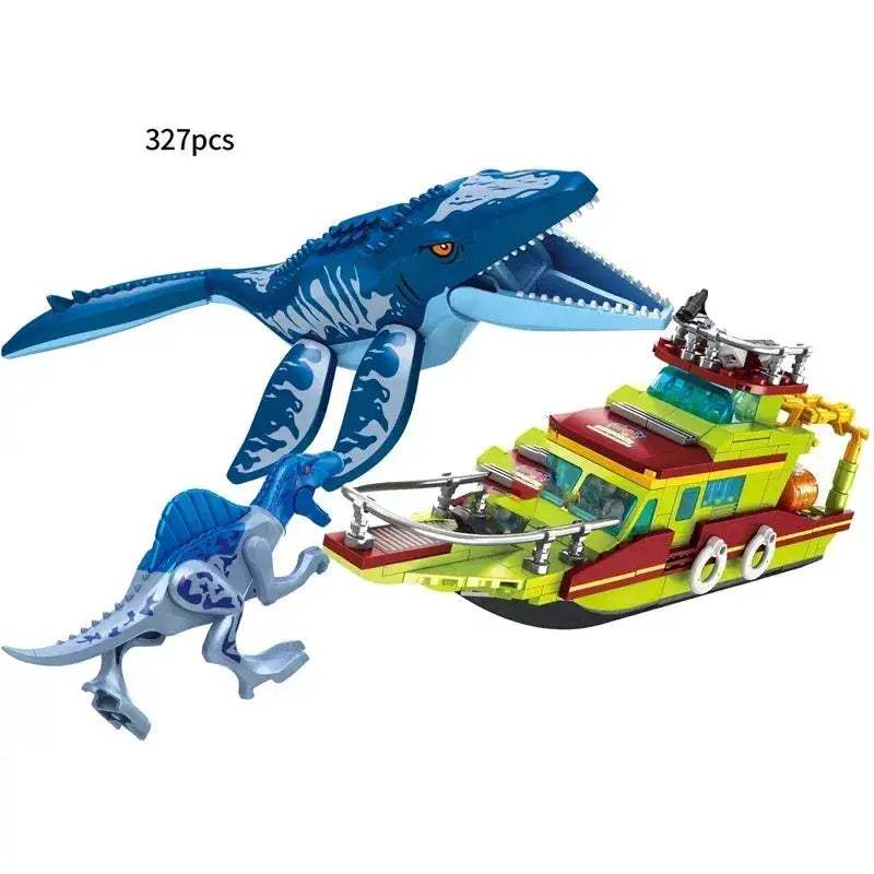 Jurassic World Mosasaurus Attack Bricks For Creative Play - ToylandEU